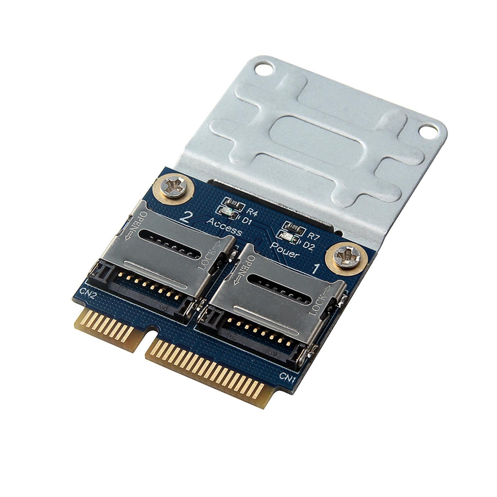 2 Ports  HDD High-Quality Laptop Dual  SDHC  TF to Mini PCIe