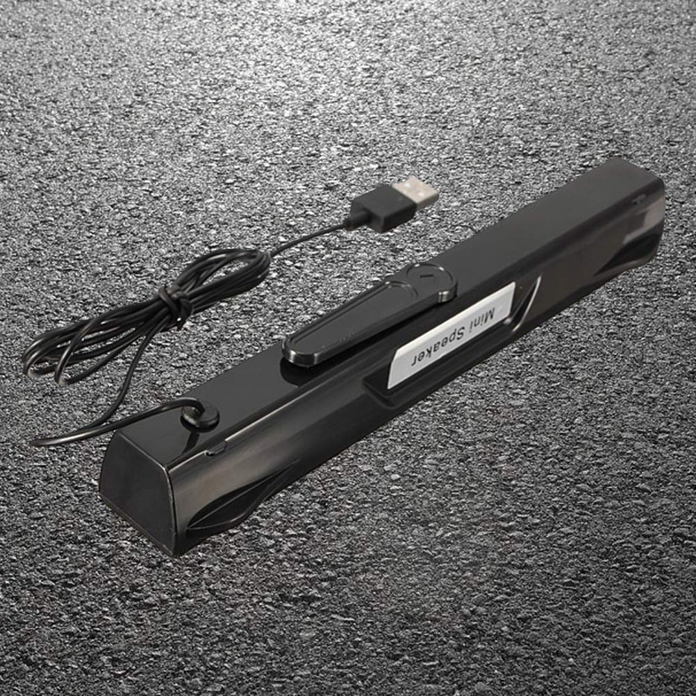 USB Soundbar Soundbar Bàn Loa Máy tính Soundbar Loa USB PC Soundbar tivi USB Soundbar Surround Bar Color: Black