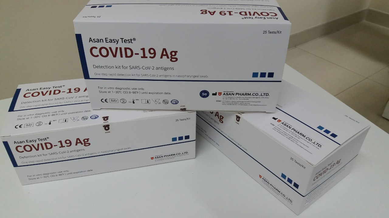 Test xét nghiệm COVID-19 tại nhà-Asan Hàn Quốc