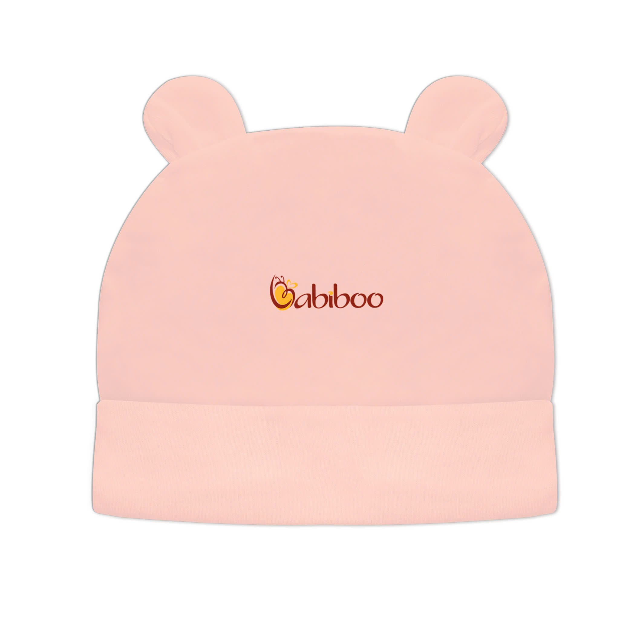 Nón sơ sinh Babiboo nón sơ sinh cho bé viscose mềm mịn mát BTK29