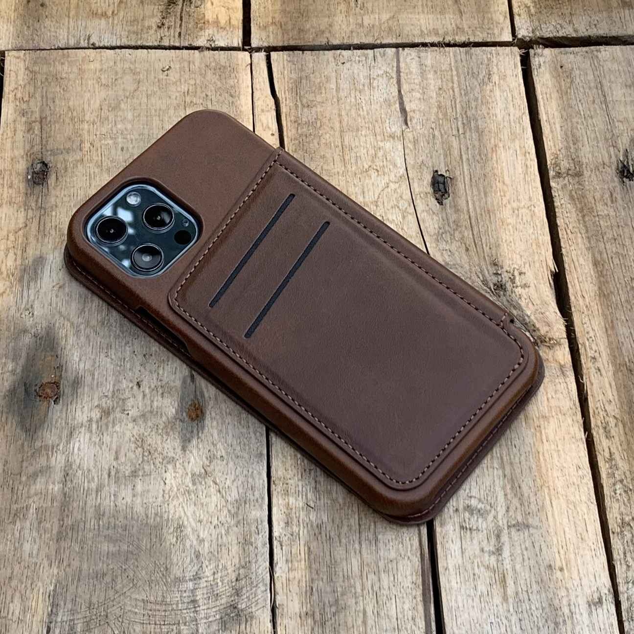 Bao Da Cao Cấp Dành Cho Iphone 12 Mini 12 12 Pro 12 Pro Max - Hàng Chính Hãng - Iphone 12 Pro - Màu Nâu
