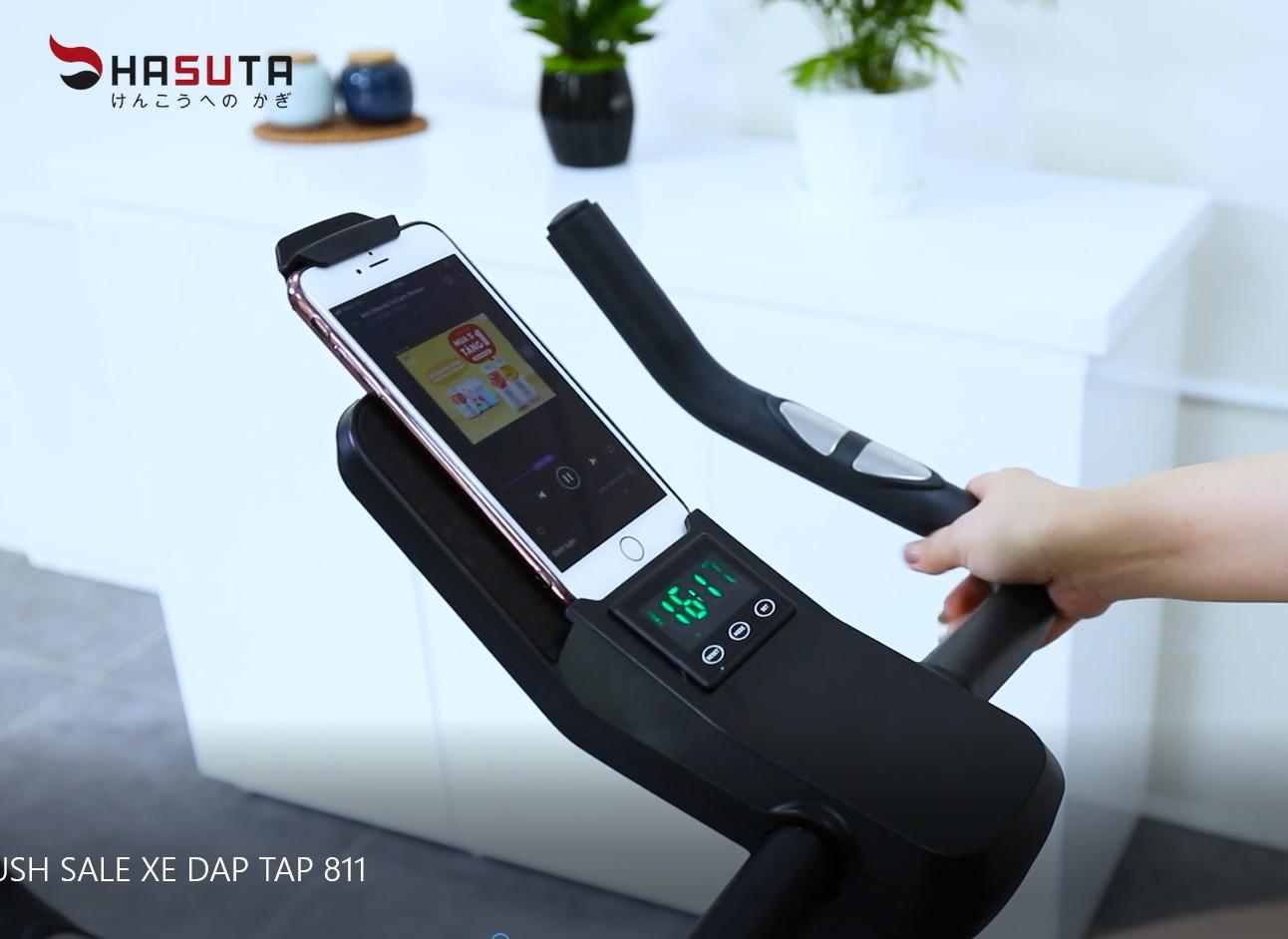 Xe đạp tập thể dục HASUTA HEB-811 - Hàng chính hãng