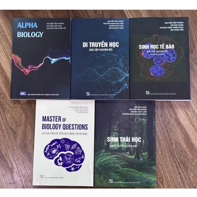 Sách - Combo 5 cuốn Hướng dẫn kì thi olympic sinh học + bồi dưỡng học sinh giỏi + ôn thi môn sinh học (moon)