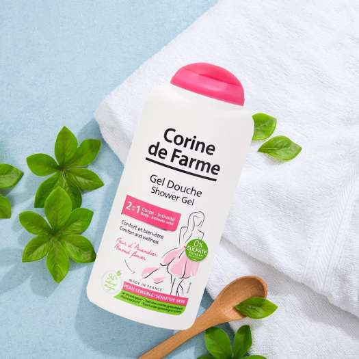 Corine De Farme Shower Gel Tắm Cho Cơ Thể Và Vùng Kín 2in1 250ml