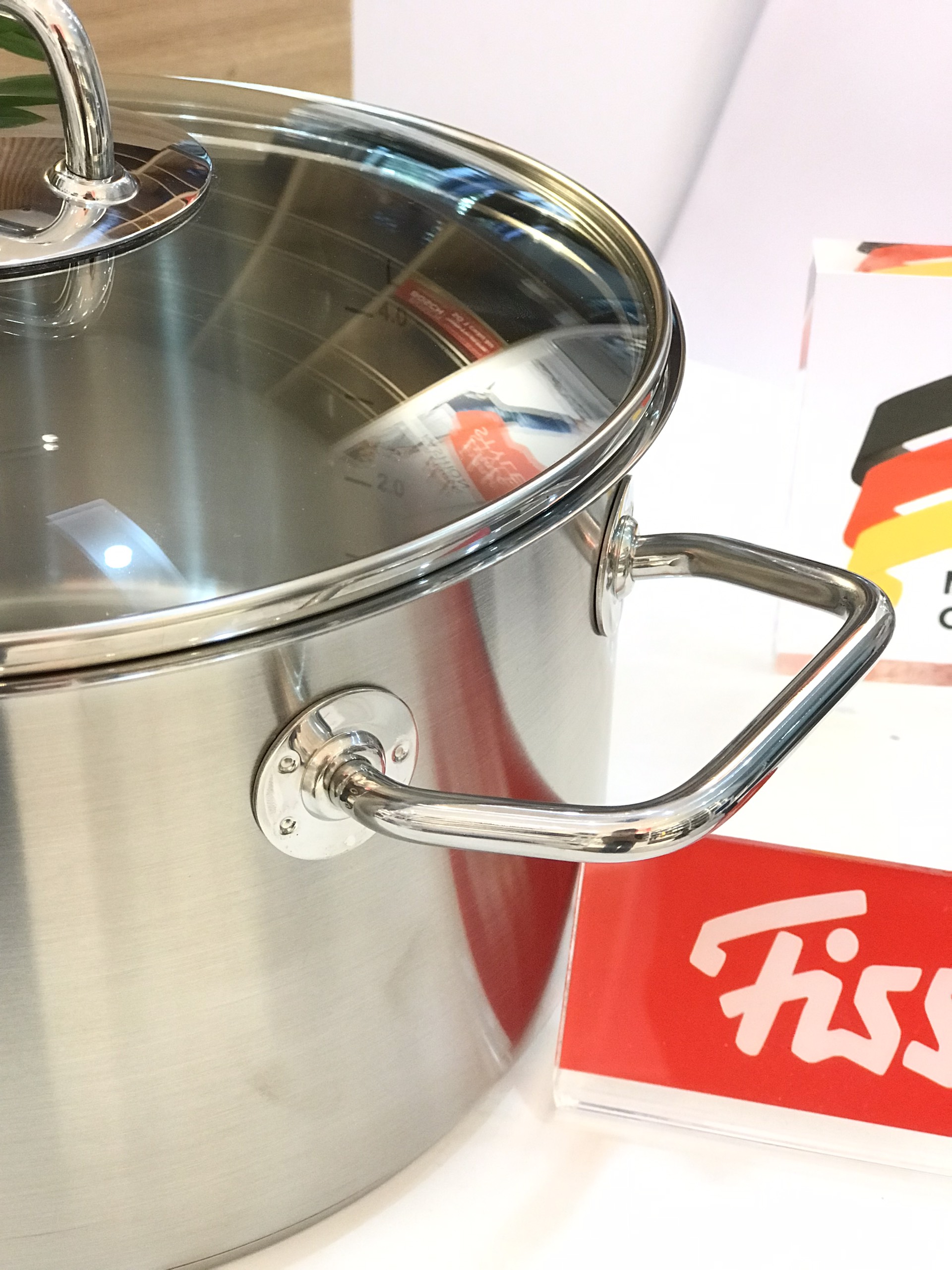 Bộ nồi inox cao cấp Fissler Viseo 4 món - Sản xuất tại Đức - Bảo hành chính hãng 12 tháng