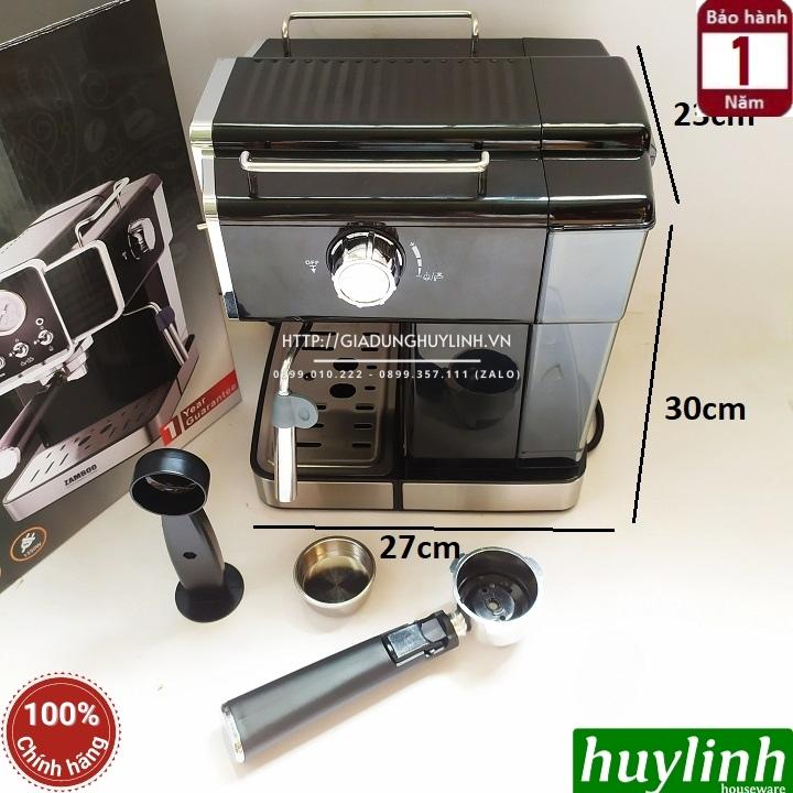 Máy pha cafe Zamboo ZB-90 Pro - 15 bar - Tặng máy xay 100GR - Hàng chính hãng