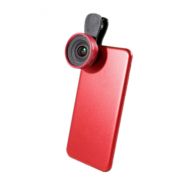 Optical Glass No Distortion 0.6X Wide-angle Lens Clip-on Phone