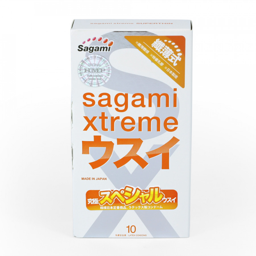 Combo 2 hộp bao cao su Sagami Superthin Red