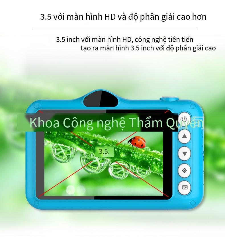 Máy ảnh kỹ thuật số thông minh độ nét cao phong cách mới nhất có thể chụp ảnh máy ảnh trẻ em máy ảnh kép Màn hình lớn 3,5 inch lấy nét tự động bán chạy