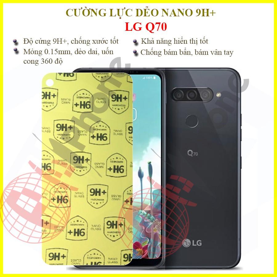 Dán cường lực dẻo nano dành cho  LG Q70