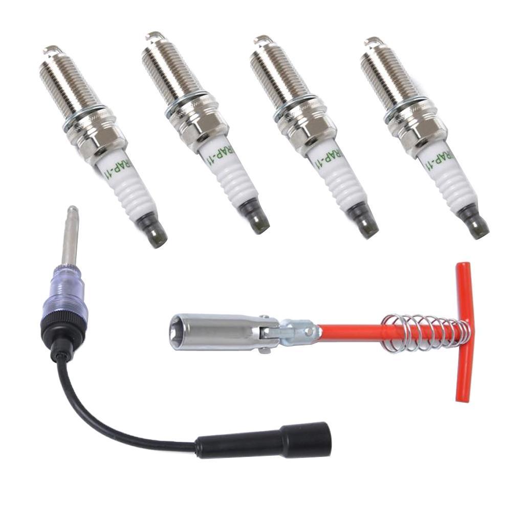 4 X Spark Plugs with Assembly Tools And Spark Plug Spark Plug