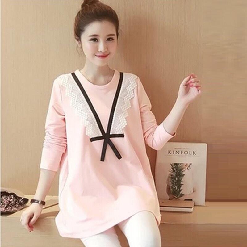 Áo bầu đẹp giá rẻ thiết kế thời trang phù hợp cho mẹ bầu ở công sở