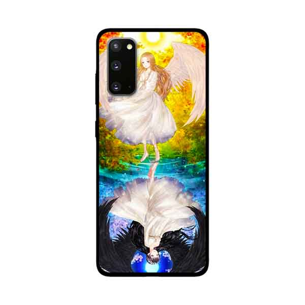 Ốp Lưng Dành Cho Samsung Galaxy S20 mẫu Thiên Thần Ác Quỷ - Hàng Chính Hãng