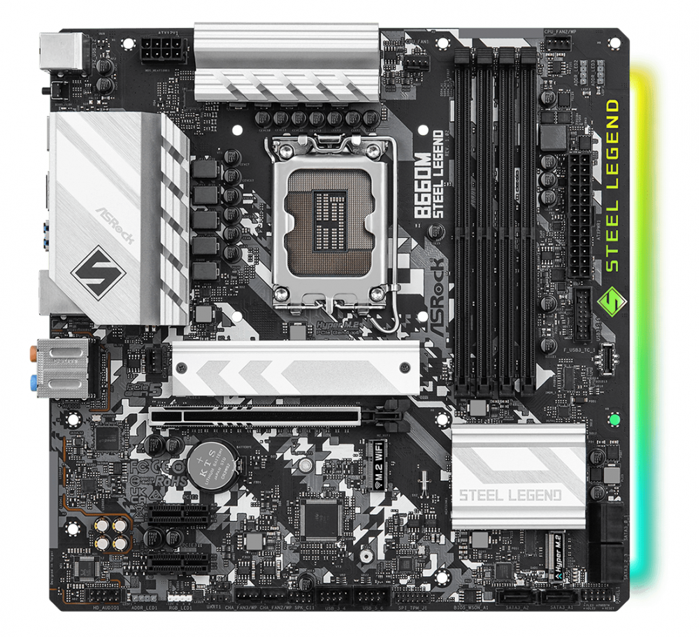 Bo Mạch Chủ Mainboard ASRock B660M Steel Legend - Hàng Chính Hãng