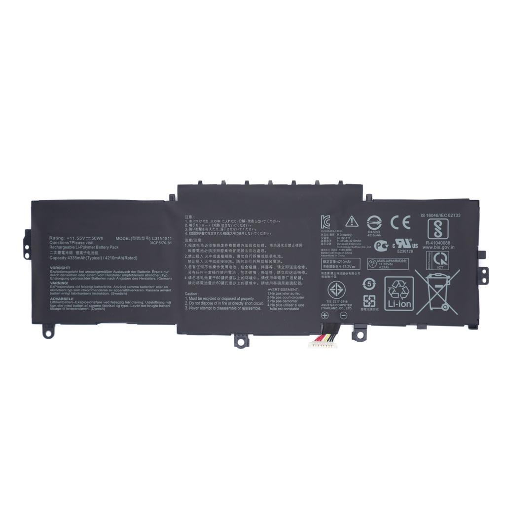 PIN MÁY TÍNH DÀNH CHO ASUS ZENBOOK UX433 UX433F UX433FA U433FN U4300FN U4300FA U4300 RX433FN 50W C31N1811