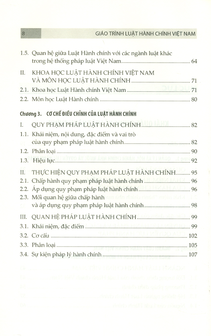 Giáo Trình Luật Hành Chính Việt Nam - GS. TS. Phạm Hồng Thái, TS. Nguyễn Minh Hà - Tái bản -
