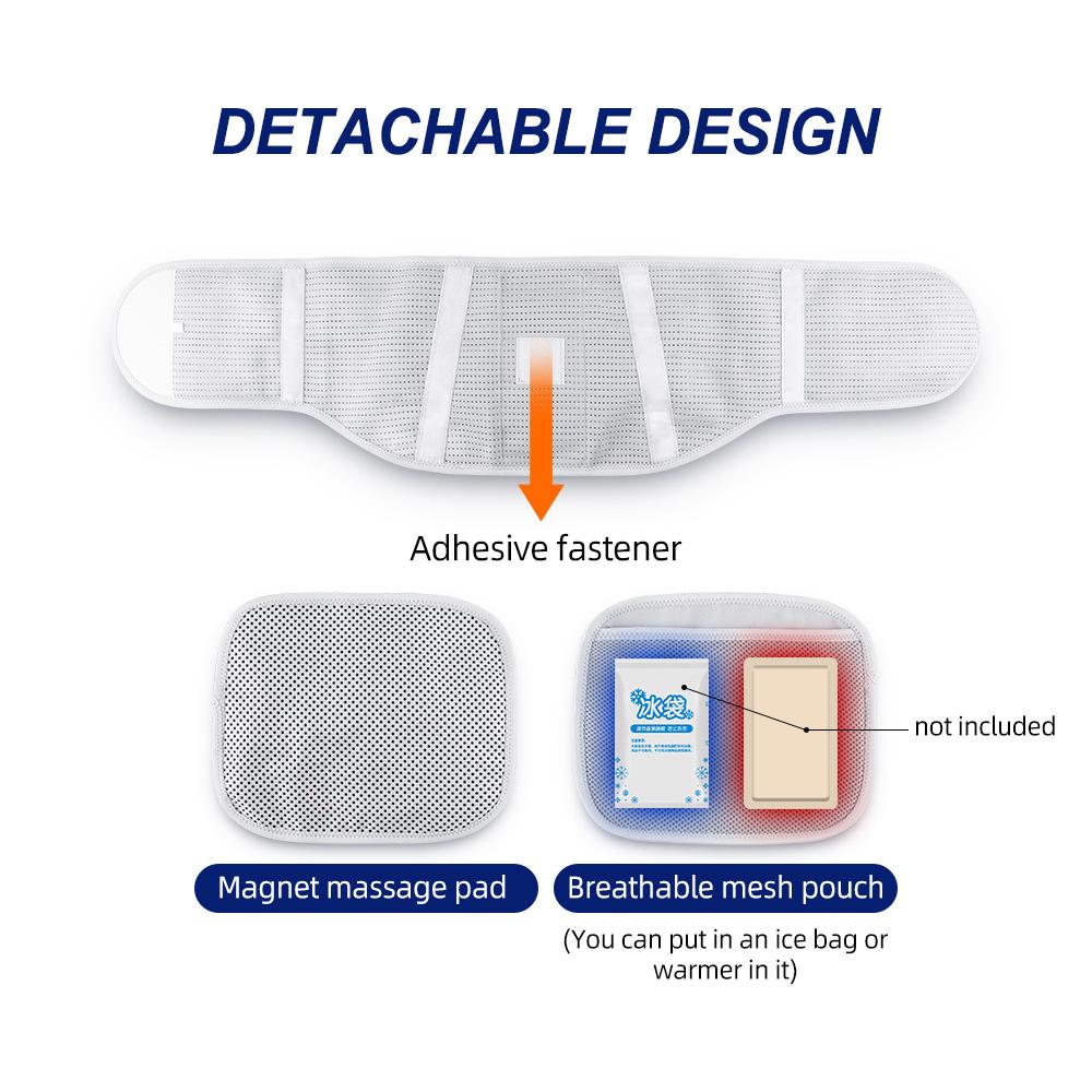 Breathable Lower Back Support Belt for Men Women Adjustable Lumbar Support Strap Back Brace for Work Office Sport