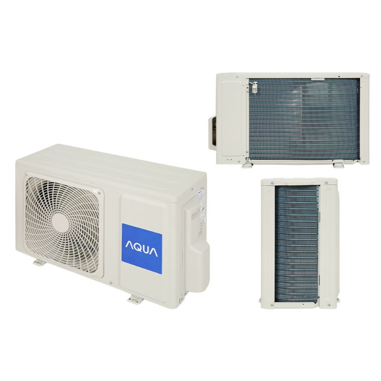 Máy lạnh Aqua Inverter 1 HP AQA-RV9QA - Hàng chính hãng - Inverter tiết kiệm điện - Chức năng hút ẩm - Tự làm sạch dàn lạnh - Hiển thị nhiệt độ trên dàn lạnh - Tản nhiệt bằng nhôm