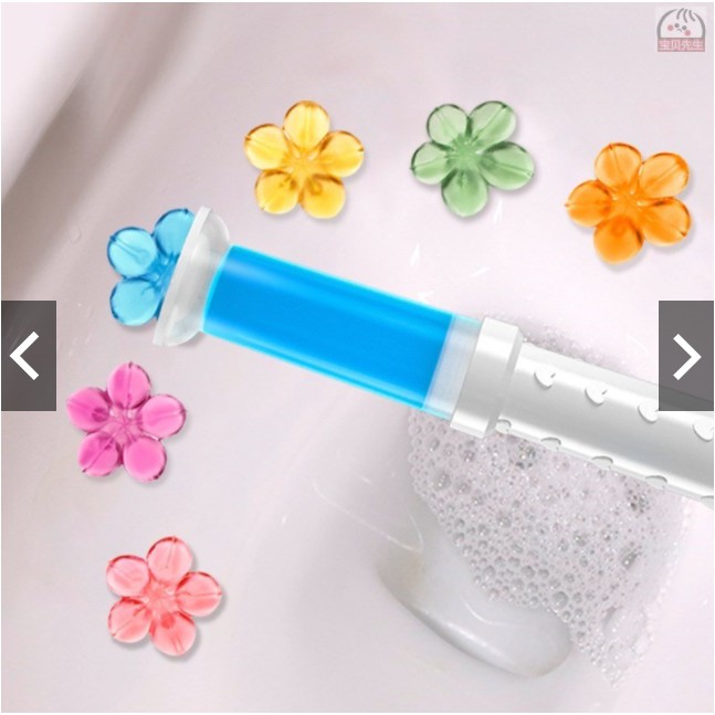 Gel thơm làm sạch khử mùi vệ sinh diệt khuẩn khử trùng bồn cầu hình bông hoa - JL