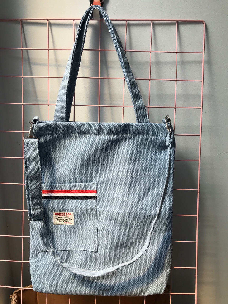 Túi Vải Tote Xanh, Túi canvas, Túi Đeo Chéo Quốc Dân Tote Bag KATY27