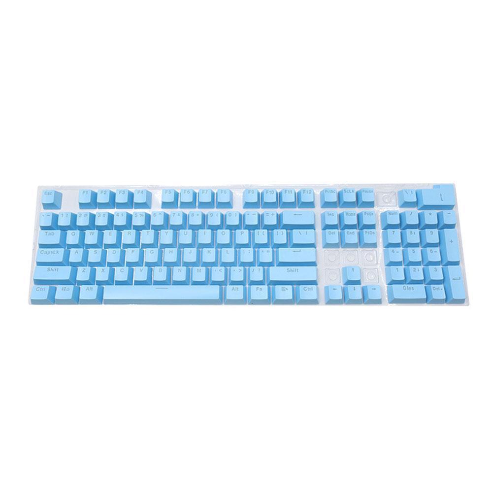 1 bộ abs mờ Keycap 87 Black White 104 Hai màu 980K Đóng 108 Bàn phím cơ học cơ học KeyCap KeyCap Key