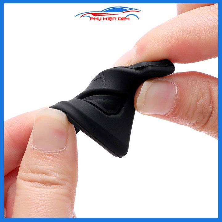 Bộ 2 miếng cao su dán chống va quệt góc cửa ô tô góc 90 độ kích thước 45x60mm