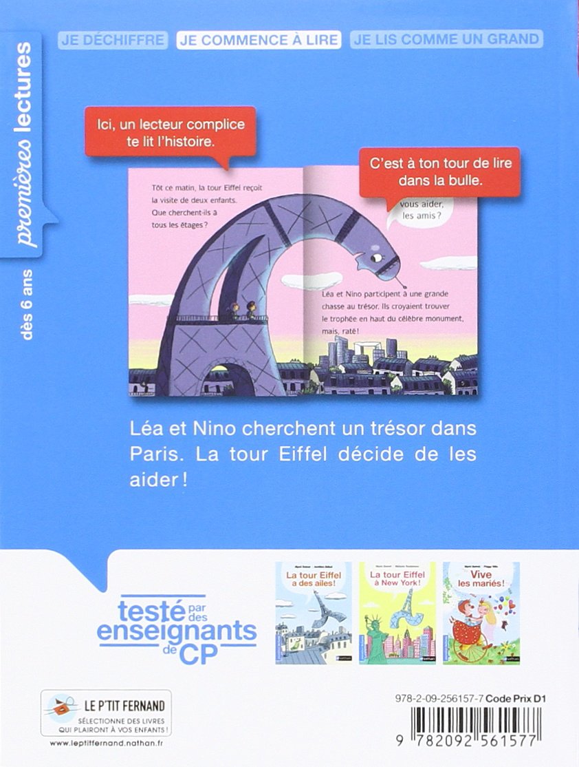 Sách luyện đọc tiếng Pháp - La tour Eiffel se balade a Paris