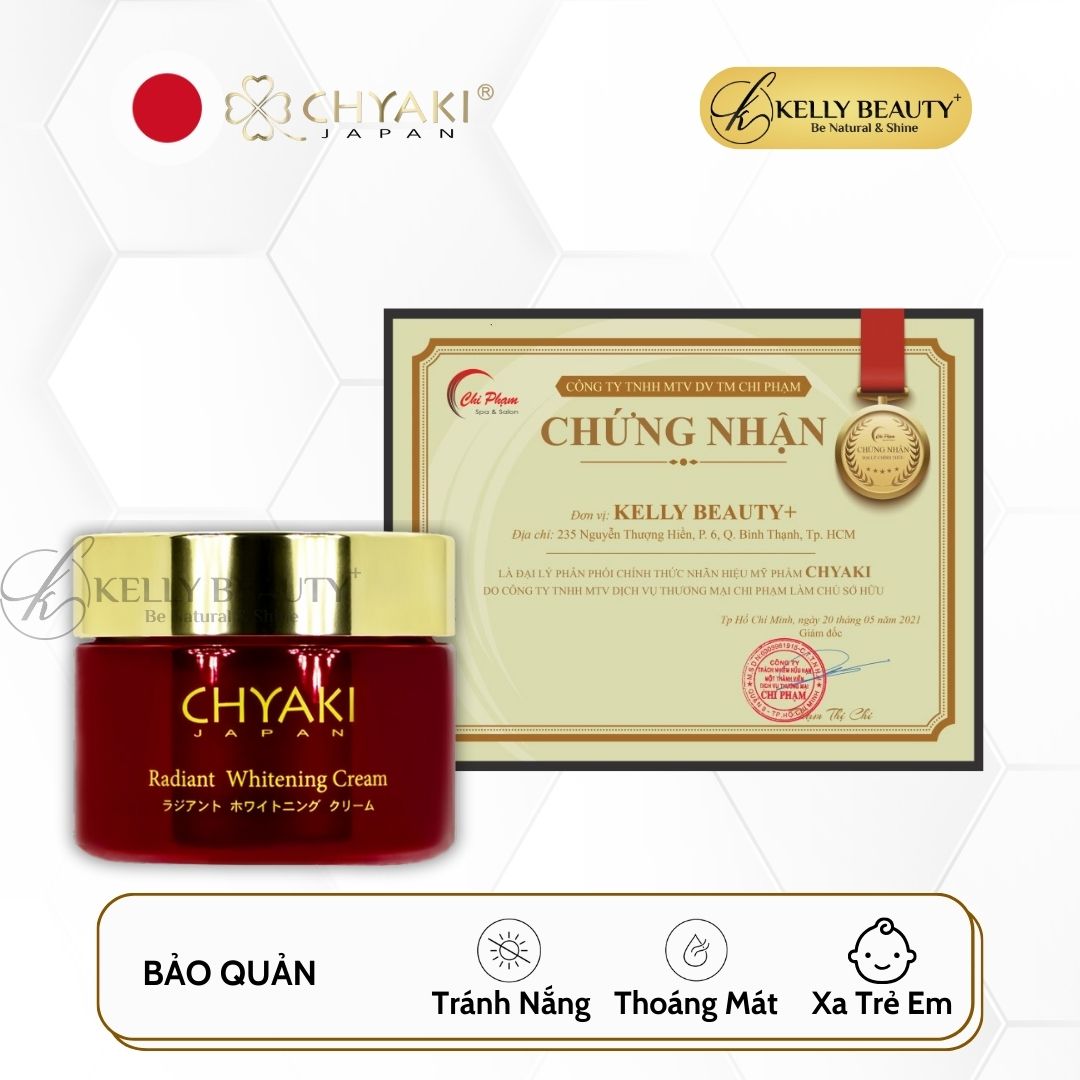 Kem Dưỡng Nâng Cơ Sáng Da Chyaki Radiant Whitening Cream | Kelly Beauty