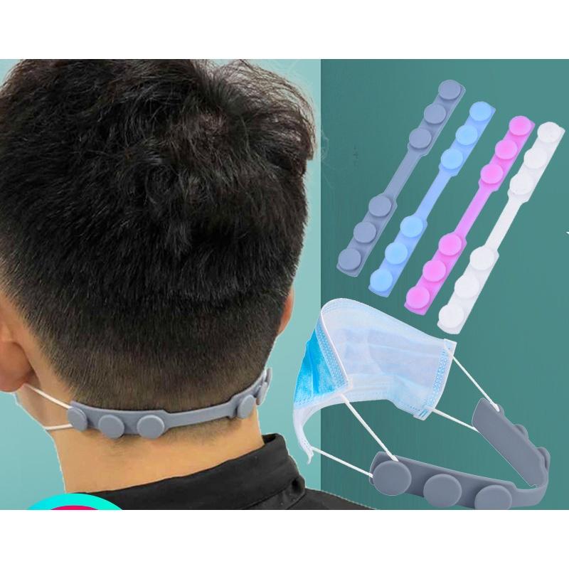 COMBO PHỤ KIỆN SILICONE TAI GIẢ ĐEO KHẨU TRANG Y TẾ CHỐNG ĐAU TAI