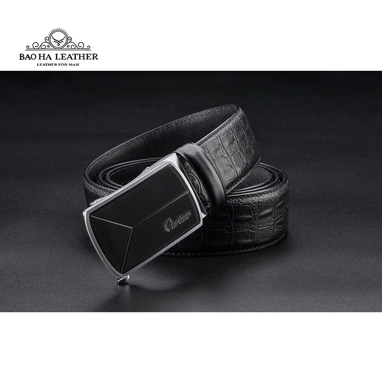 Thắt Lưng Nam Ciartuar BH280 Dây Lưng Nam Da Bò Dập Nổi Vân Da Cá Sấu Sang Trọng Khóa Tự Động Hợp Kim Cao Cấp