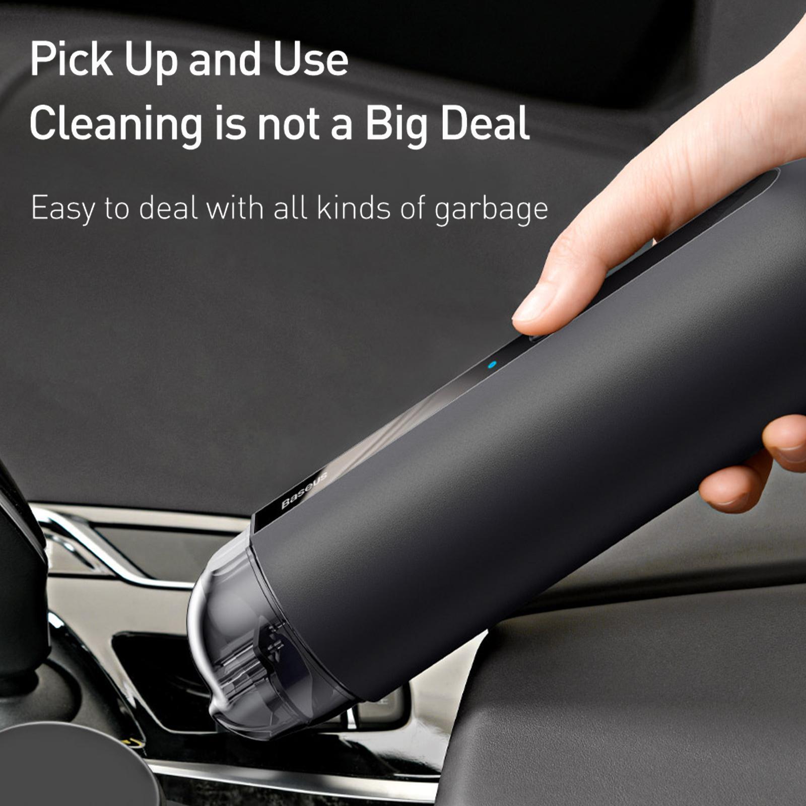 Mini Car Vacuum Cleaner USB Rechargeable 5000PA Powerful Suction for Computer Home