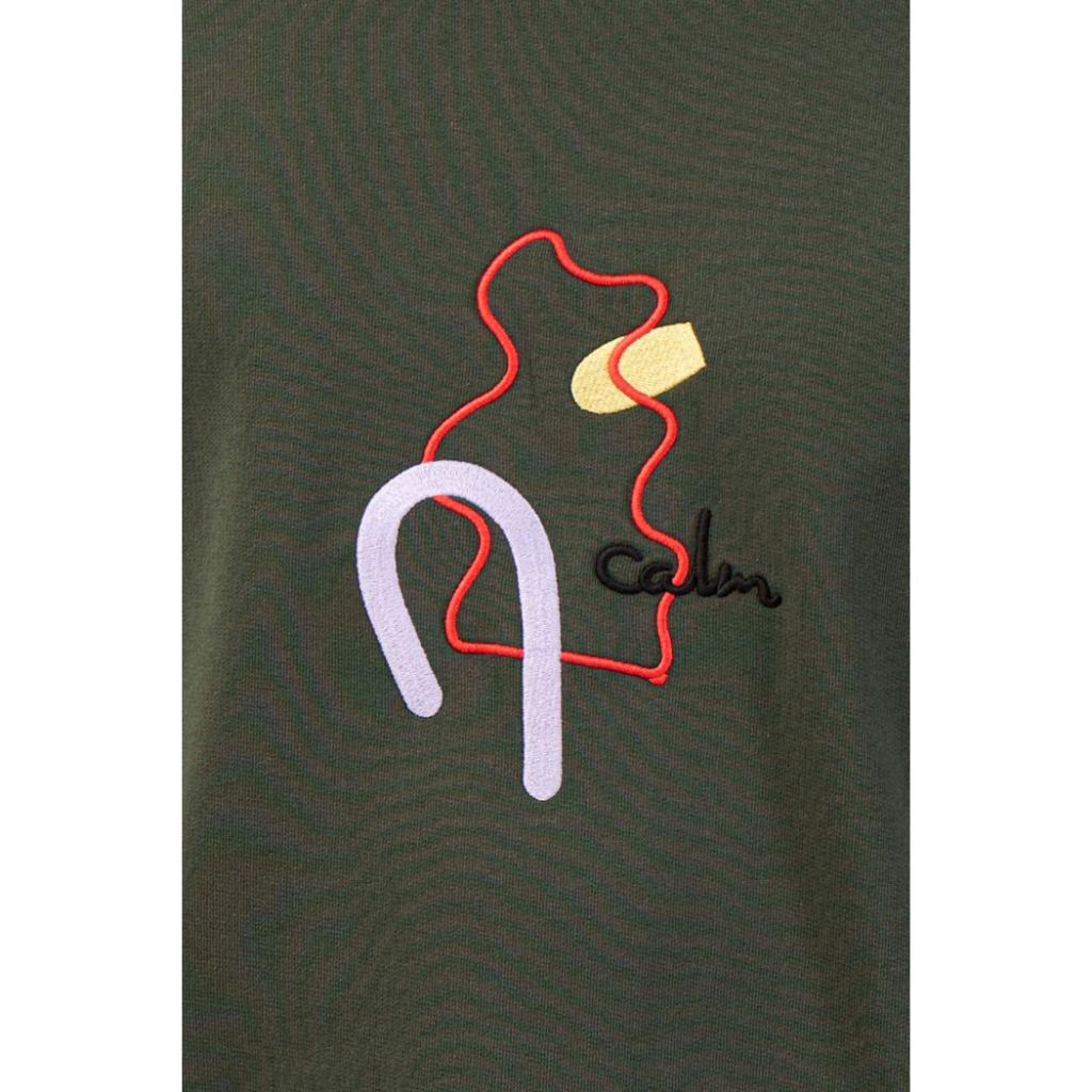 Áo Sweater Nam Thêu Phối Piping Form Regular (áo thun nỉ tay dài)- 10F22SWE005 | LASTORE MENSWEAR
