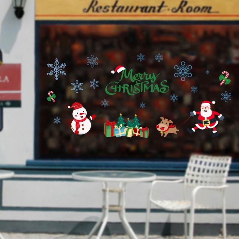 Decal trang trí Noel - Nhân vật nhí chào lễ mẫu mới