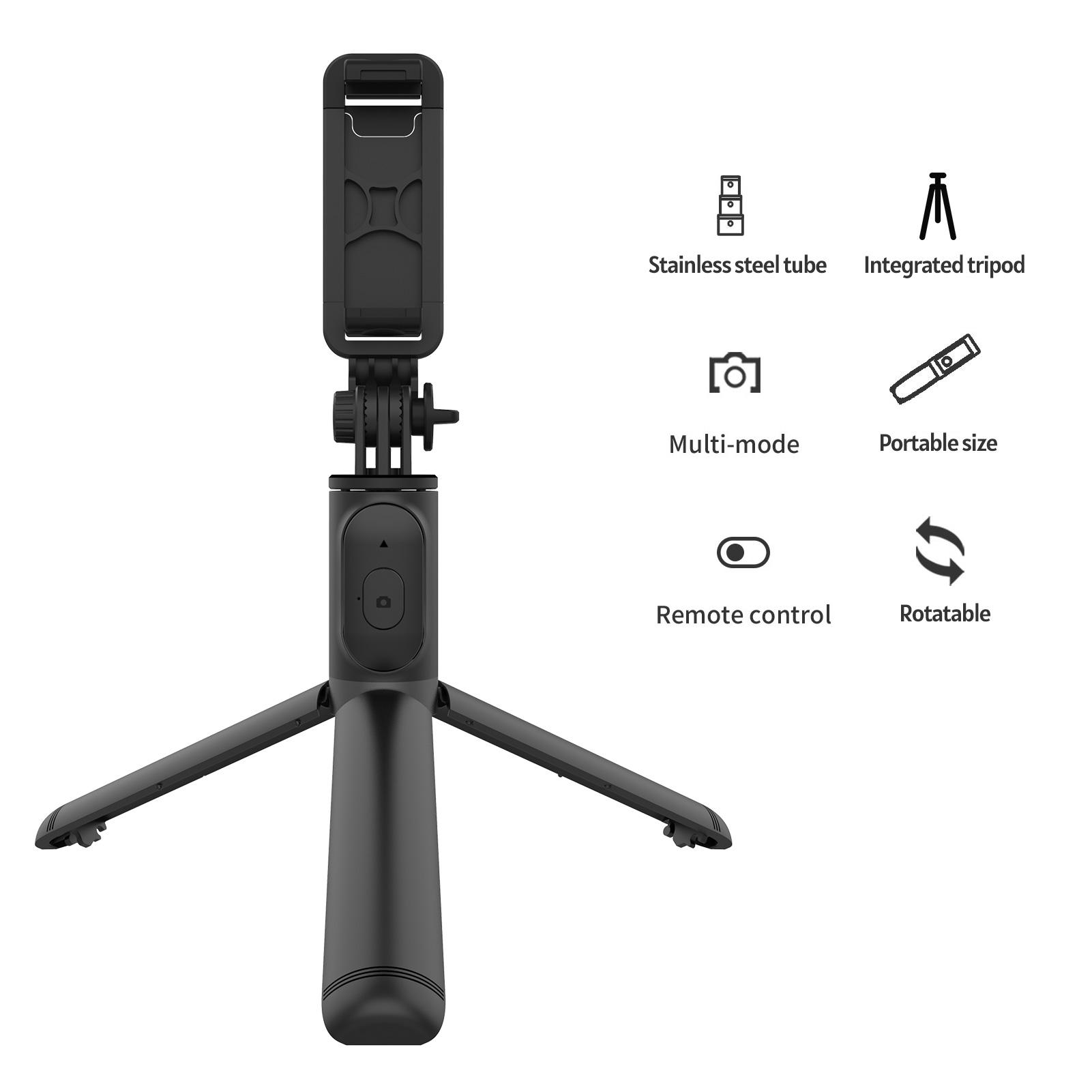 Chân đế có thể mở rộng di động không dây BT đa chức năng với điều khiển từ xa để quay video Vlog