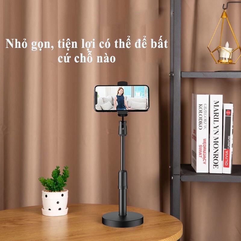 Giá Đỡ Điện Thoại Để Bàn Kẹp Điện Thoại Livestream Xem Video Xoay 360 Độ_B034