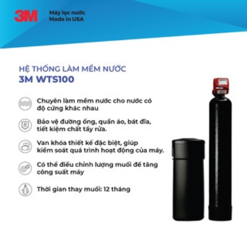 Hệ Thống Làm Mềm Nước 3M WTS150 - HÀNG CHÍNH HÃNG