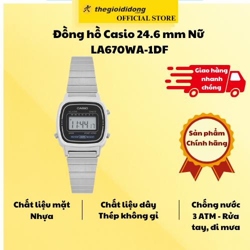 Đồng hồ Casio 24.6 mm Nữ LA670WA-1DF - Hàng Chính Hãng