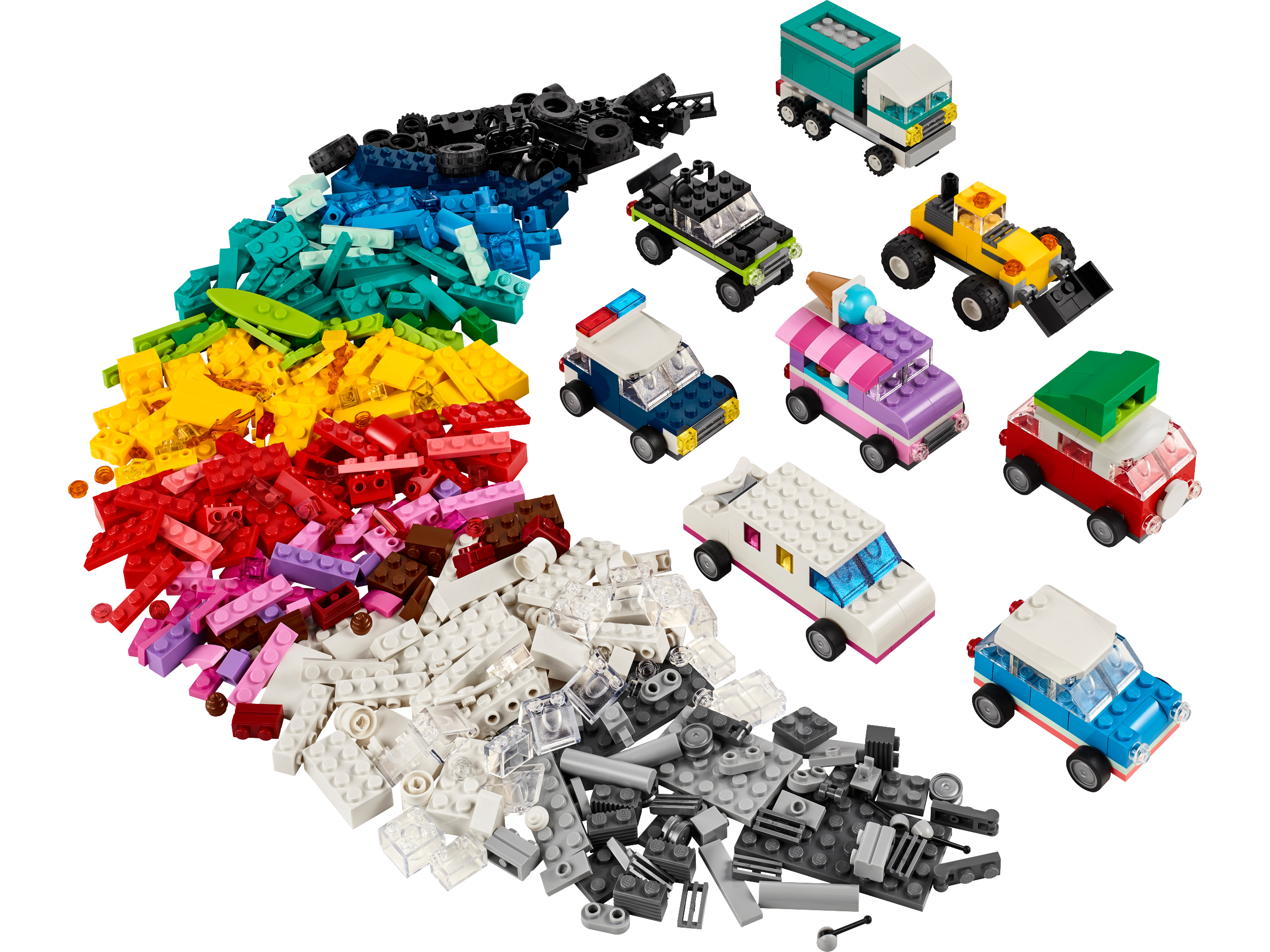 Đồ Chơi Lắp Ráp Bộ Gạch Chi Tiết Chủ Đề Phương Tiện Xe - Creative Vehicles - Lego Classic 11036 (900 Mảnh Ghép)
