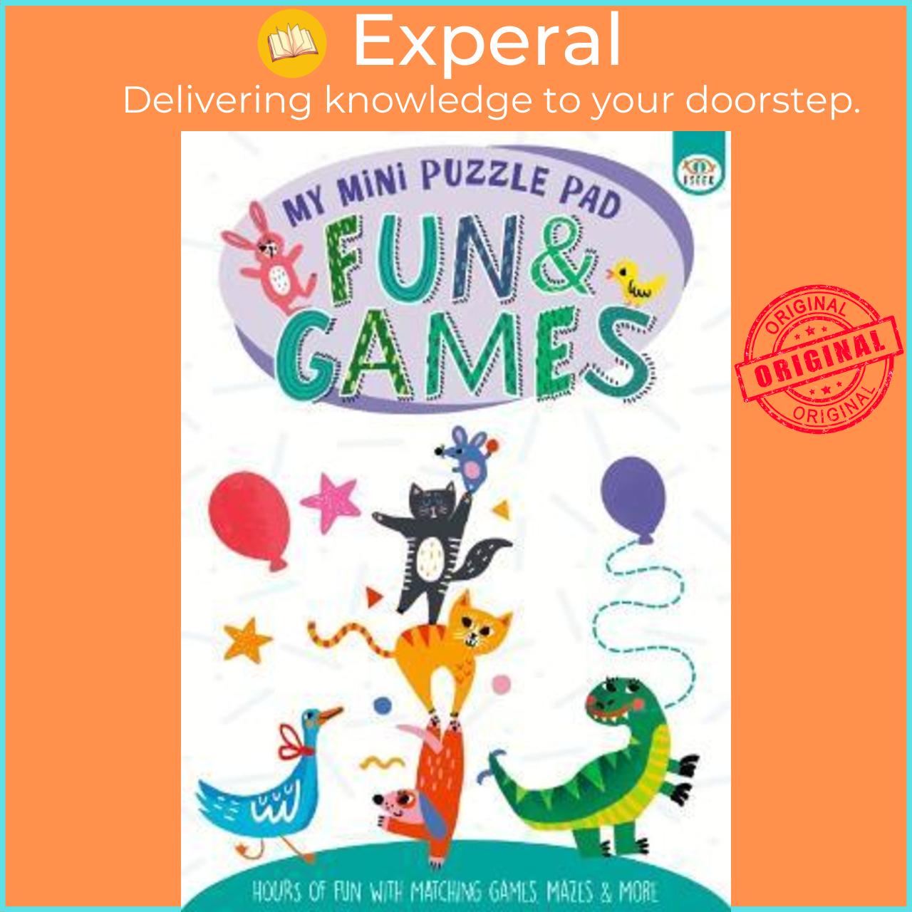 Sách - My Mini Puzzle Pad Fun & Games by Elizabeth Golding