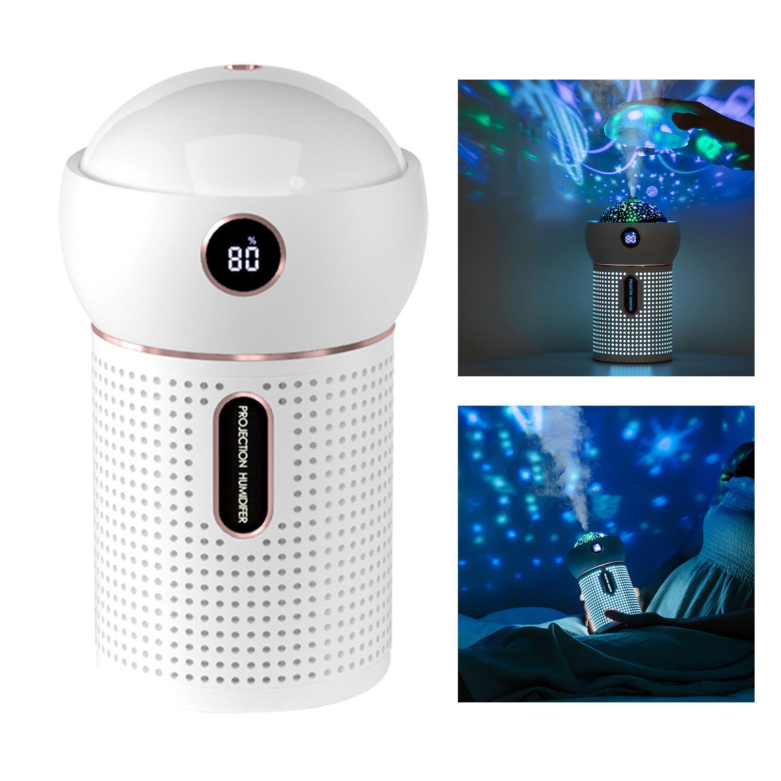 630ml Mini Humidifier Air Purifier Aroma Essential Oil Diffuser Night Light