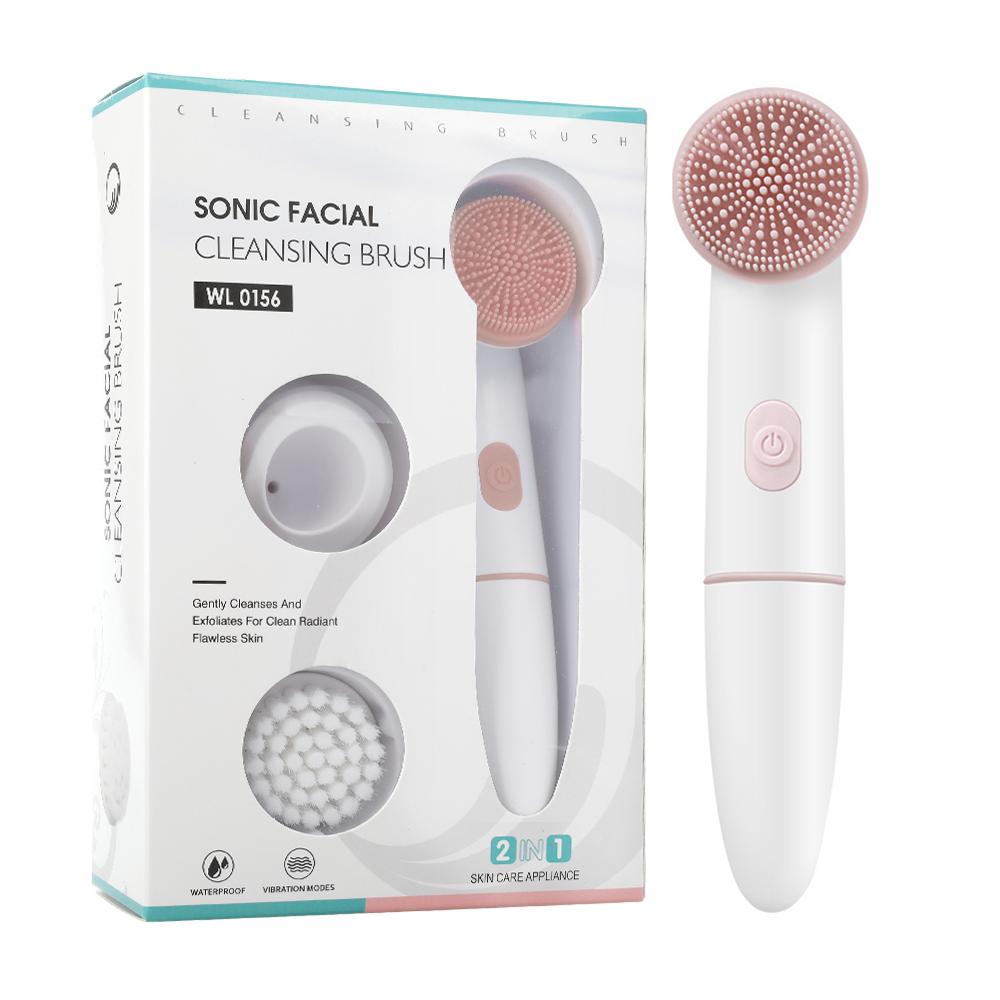 2 Trong 1 Rửa Mặt Bàn Chải Silicone Mặt Bàn Chải Rửa Mặt Lỗ Chân Lông Bụi Rung Massage Mặt Mụn Đầu Đen Tẩy Dụng Cụ Chăm Sóc Da