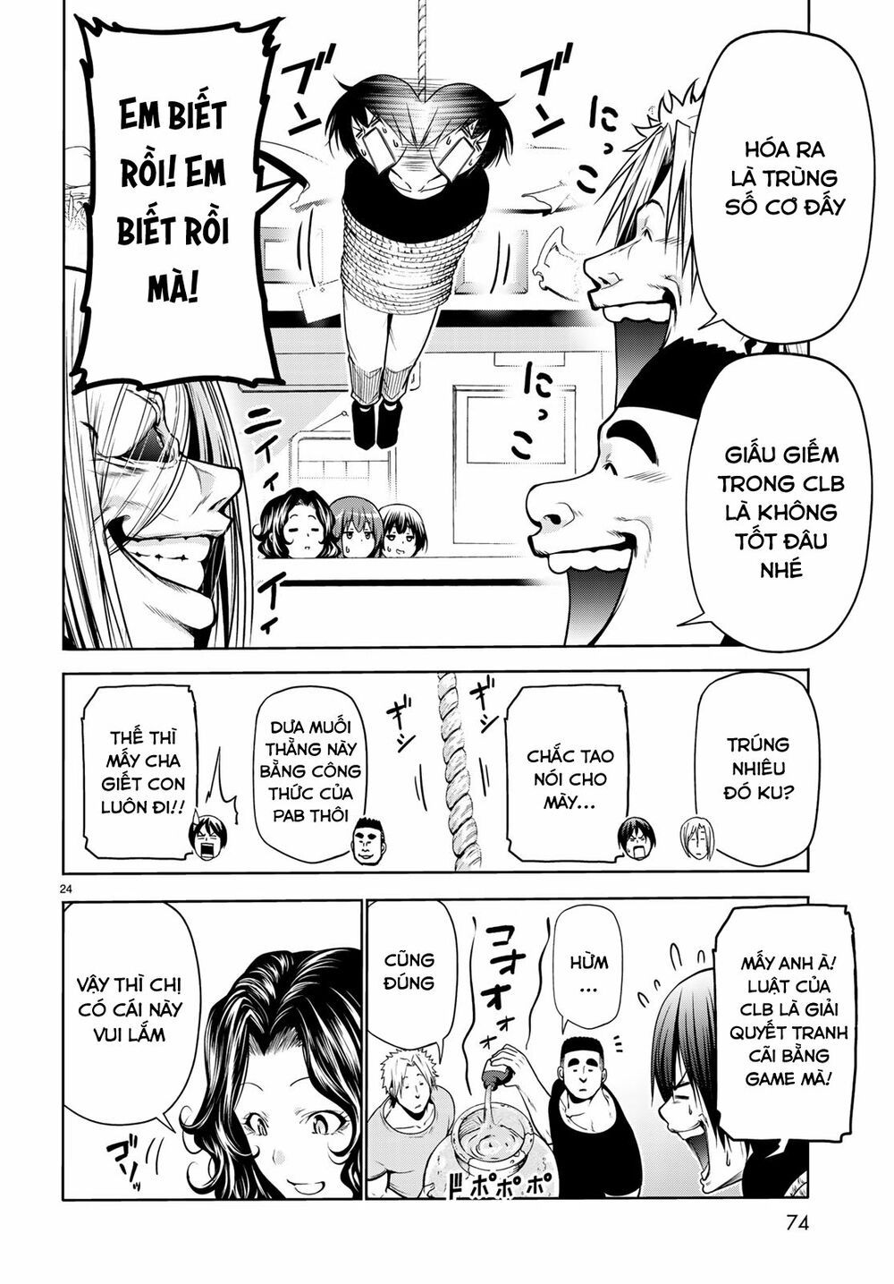 cô gái thích lặn - grand blue chapter 61 24