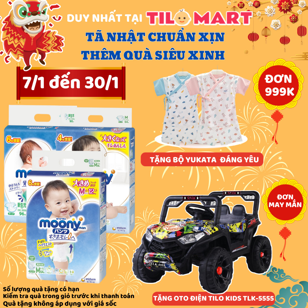 Tã Quần Cao Cấp Moony Nhật Bản Bé Gái L44 - Tặng 6 miếng trong gói