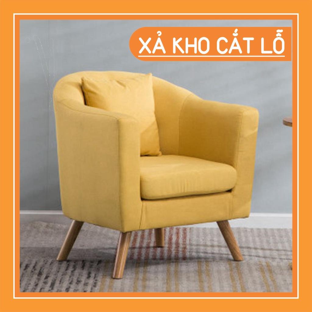 SIÊU ĐẸP Ghế Sofa đơn, Ghế Sofa gỗ đơn vaỉ nỉ cao cấp tại Nghệ Thuật Việt Siêu rẻ