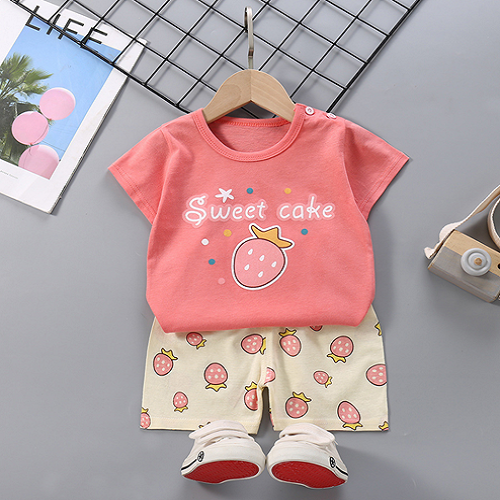 Đồ bộ cho bé Easy Baby từ 7-16kg, quần áo bé gái chất vải cotton thấm hút tốt