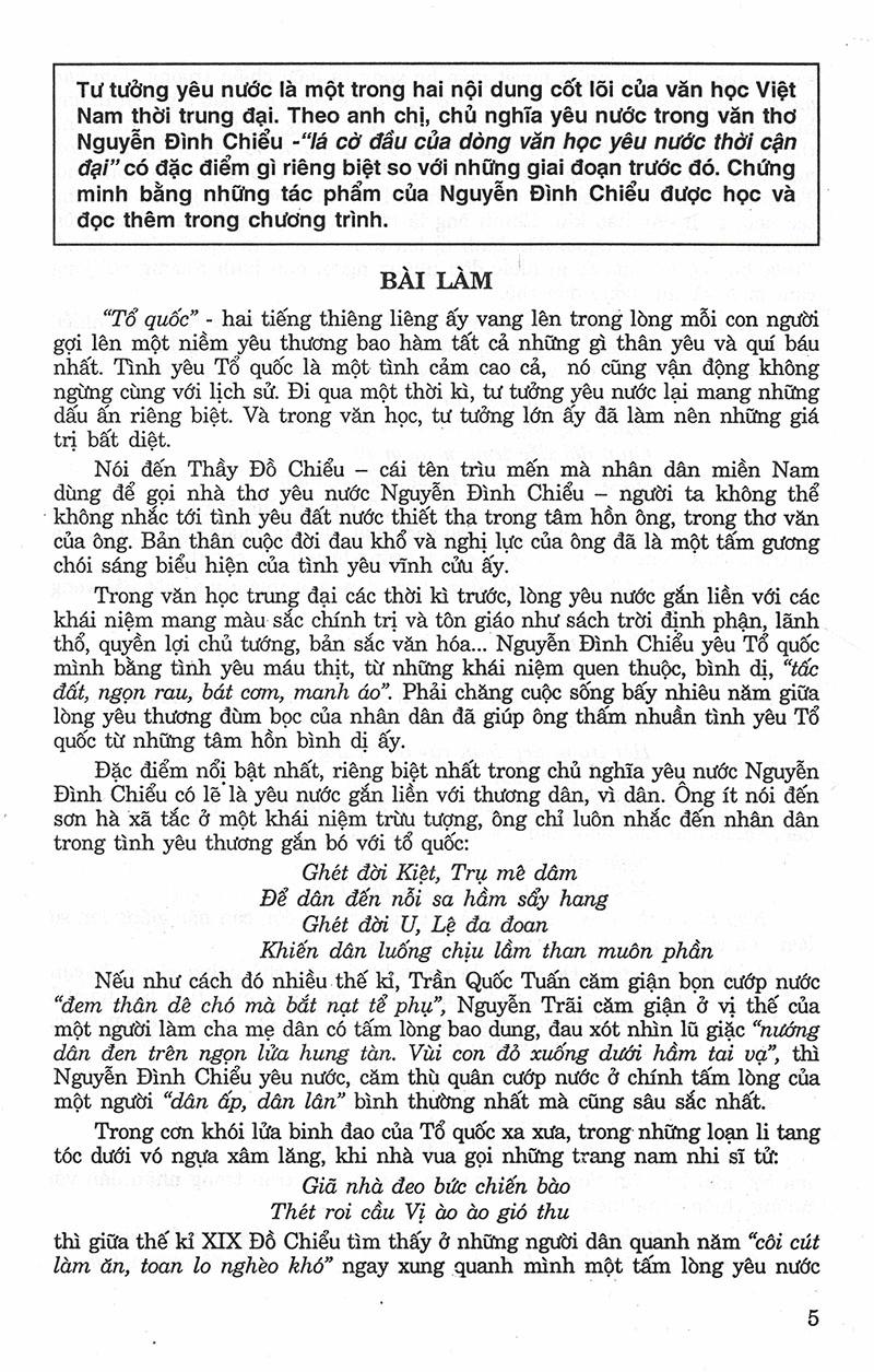 Sách 165 Bài Văn Mẫu Chọn Lọc Lớp 11