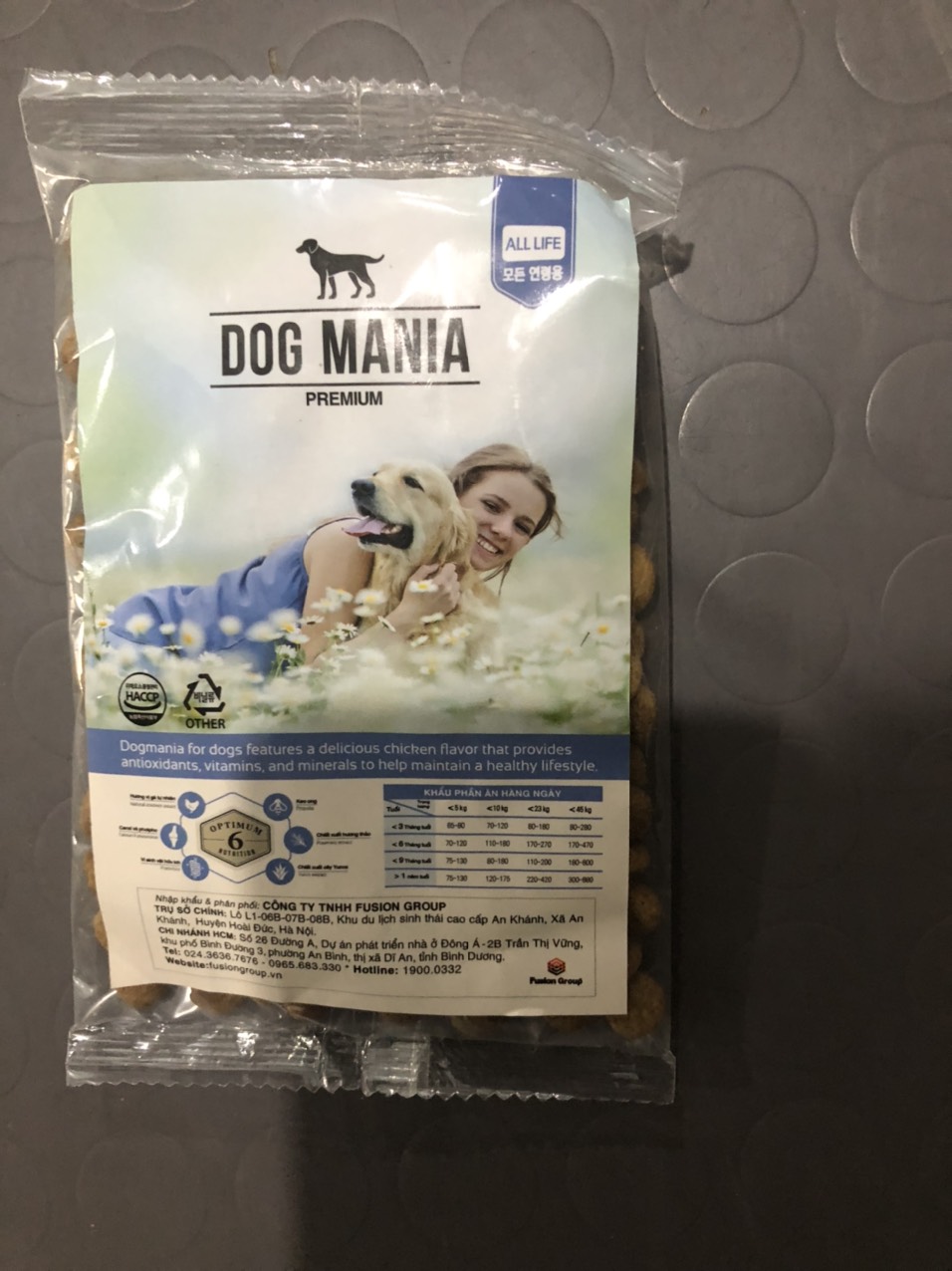 Thức ăn hạt cho chó mọi lứa tuổi Dog Mania(40gr)