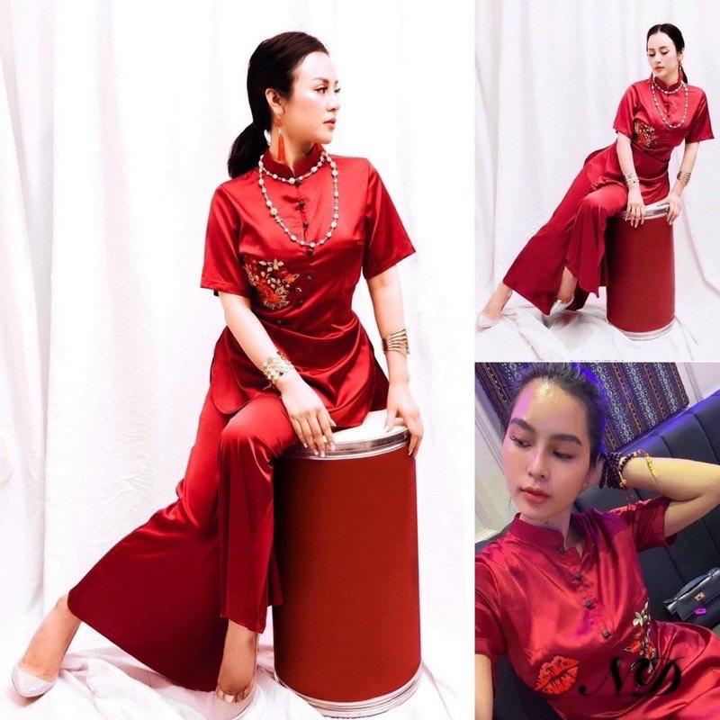 ĐỒ LAM ĐI CHÙA # Set Tàu Lụa Cao Cấp
