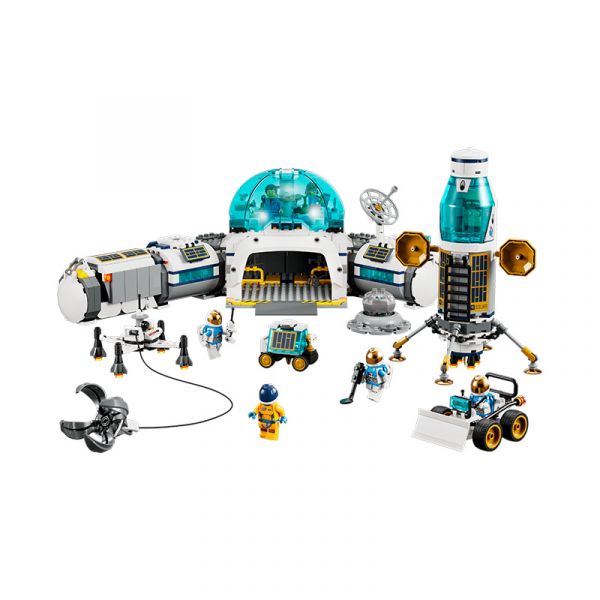 LEGO CITY Trụ Sở Nghiên Cứu NASA Mặt Trăng 60350