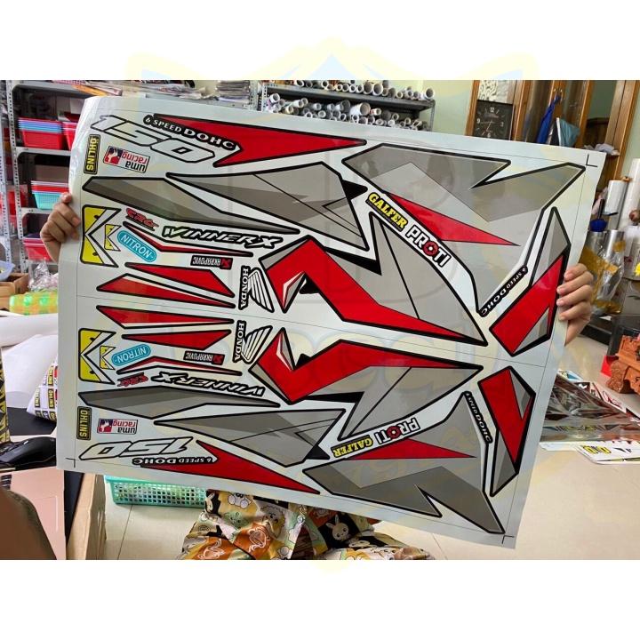 Tem xe winner x đỏ đen